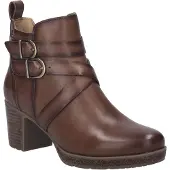 Josef seibel Stiefelette "Gloria 08, cognac", Damen, Gr. 41, braun (cognac), Obermaterial: 100% Rindsleder Leather cow., Schuhe Stiefelette