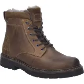 Josef seibel Winterboots "Curtis 50", Herren, Gr. 47, castagne, Leder, Schuhe Winterboots, Schnürboots mit Ziernähten und Kontrast-Rahmennaht, G-Weite