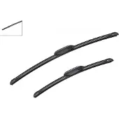 Bosch Scheibenwischer Set Wischerblätter Vorne für OPEL Frontera III (OV24)