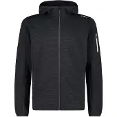 CMP - Jacket Fix Hood with Sleeve Pocket - Fleecejacke Gr 50 schwarz