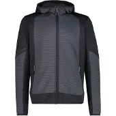 CMP - Jacket with Fix Hood - Fleecejacke Gr 58 blau