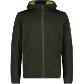 CMP - Jacket Fix Hood with Sleeve Pocket - Fleecejacke Gr 54 oliv