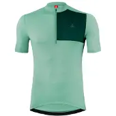 Löffler - Bike Jersey Half-Zip Skys Block Mid - Radtrikot Gr 58 türkis