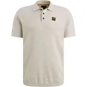 PME Legend Poloshirt Gestrickt Ecru