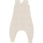 Fillikid Babyschlafsack "mit Beinen, TOG 0,5", Baby, Gr. 104, Reißverschlussmitte, beige (hund), Obermaterial: 100% Baumwolle, Schlafsäcke Babyschlafsack, für den Sommer und Raumtemperatur über 24