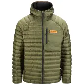 Ajungilak - Hardangerfjord Hooded Insulated Jacket - Daunenjacke Gr L oliv