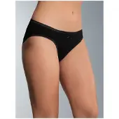 Trigema Hüftslip "Hüftslip mit Spitze im Doppelpack", Damen, Gr. L, 2 Stk., schwarz, 100% Baumwolle (Bio-Baumwolle kbA), Unterhosen Hüftslip