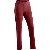 Maier Sports Outdoorhose "Lulaka Loop", Damen, Gr. 40, Normalgrößen, rot (weinrot), 100% Polyester, Hosen Outdoorhose, Damen Wanderhose, atmungsaktive Funktionshose, Regular Fit