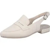 Rieker Damen flache Pumps mit Riemchen 43170, Größe:39 EU, Farbe:Beige