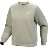 Arc'teryx - Women's Emblem Fleece Crew - Fleecepullover Gr L grau