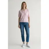 Marella für Damen. 2613361075200 Polo Mlmfeltro rosa (L), Lässig, Baumwolle, Kurzarm
