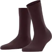 Falke Sensitive London Damen Socken, 35-38, Rot, Uni, Baumwolle