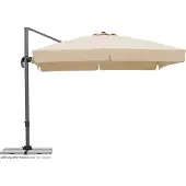 Schneider-Schirme Ampelschirm Rhodos 300x300/8 quadratisch, ca. 300 x 300 cm, Farbe:natur