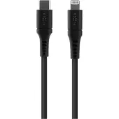 FIXED FIXDLS-CL12-BK, 1,2 m, Lightning, USB C, Männlich, Männlich, Schwarz