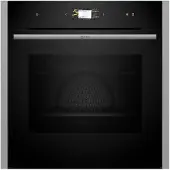 NEFF B24FS33N0, Medium, 71 l, Hydrolytisch + Pyrolytisch, 71 l, Schwarz, Edelstahl, Berührung