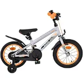 Volare Rocky Kinderfahrrad 14 Zoll, Grau