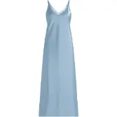Vera Mont Abendkleid "Abendkleid mit breiten Trägern", Damen, Gr. 38, EURO, blau (soft sky), Obermaterial: 100% Polyester PES., Kleider Abendkleid