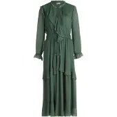 Vera Mont Cocktailkleid mit Volant in Evening Green | Gr.: 42
