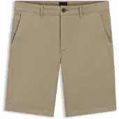 BOSS für Herren. 50536723 Short Chino Slim beige (36), Lässig, Baumwolle
