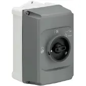 ABB IB132-G Isolierstoffgehäuse grau/schwarz, IP65, 3fach abschließbar 1SAM201911R1010