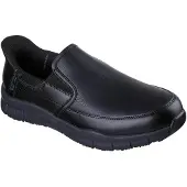 SKECHERS Herren Nampa Broxtin Slip-InTurnschuhe, Black Leather/Synthetic, 42 EU