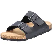Rieker Herrenschuhe Pantolette Schwarz Freizeit