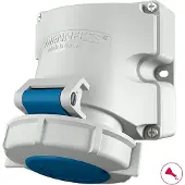 MENNEKES 9105 Wanddose TwinCONTACT, 16A3p6h230V, IP67