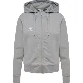 Hummel Damen Kapuzenjacke hmlGO 2.0 Zip Hoodie 224839-2006 XS - Grey Melange - XS