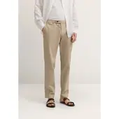 Bugatti Chinohose "Modern Fit", Herren, Gr. 40, Länge 34, beige (50, beige), 86% Baumwolle, 11% Polyester, 3% Elasthan, unifarben, normal, Hosen Chinohose, aus der DynamicSeries