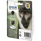 Epson Ink Monkey T0891 Affe DURABrite Ultra Single Black Tinte, Schwarz, Tinte auf Pigmentbasis, 5,8 ml, 1 Stück(e), Einzelpackung