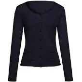 Peter Hahn Cardigan aus 100 % Kaschmir blau, 42