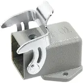 Harting Han 3A Anbaugehäuse gewinkelt mit 1 Bügel 1 Sicherheitsbügel Metall - 1 Stück