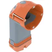 OBO HE 74-L HW Elektronikdose luftdicht orange / grau 2003828