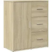 vidaXL Sideboards 2 Stk. Sonoma-Eiche 60x31x70 cm Holzwerkstoff