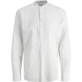Jack & Jones Summer Half Placket Linen Langarmhemd