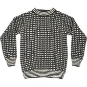Devold - Original Islender Crew Neck - Wollpullover Gr XS grau/schwarz