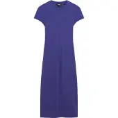 Superdry für Damen. W8011613A Blaues Midi-Hemdkleid (XS), Lässig, Viskose, Kurzarm