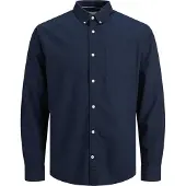 Jack & Jones Langarmhemd "JJEOXFORD SHIRT LS NOOS"