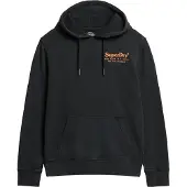 Superdry für Herren. M2013690A Tonal Venue Sweatshirt schwarz (S), Lässig, Baumwolle