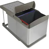 Emuca 8906865 2x16l Recyclingbehälter