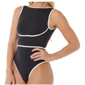 Rip Curl - Women's Mirage Fusion High Neck 1Pc - Badeanzug Gr XL schwarz
