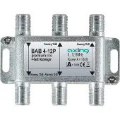 Axing BAB4-12P 4-fach Abzweiger, 12 dB, 5 - 1218 MHz, Bauform 01 BAB00412P BAB 4-12P