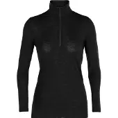 Icebreaker Funktionsunterhemd 175 Everyday LS Half Zip Damen Black-S
