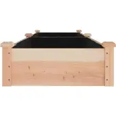 vidaXL Hochbeet mit Einsatz 240x60x25 cm Massivholz Tanne