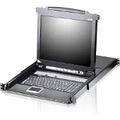 Aten CL5708N 48cm-LCD KVM Switch, USB-PS/2,VGA, 8Port, ES-Layout