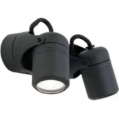 Orion Außenwandleuchte Vision, dimmbar, schwarz, Aluminium, Wandleuchte außen