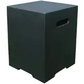 Elementi MODENO Abdeckung für 5kg Gasflasche Beton-Optik Dunkel 40x40x51cm