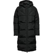 ONLY Amanda Long Puffer Mantel Schwarz XS Damen Schwarz XS