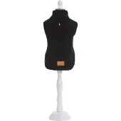 Croci C7074839, Hund, Pullover, Schwarz, Groß (26-44 kg), Einfarbig, Alle Jahreszeiten