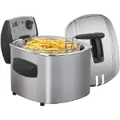 Fritel FR 1480, 4 l, 1,5 kg, 4 l, Einzelbild, Edelstahl, Drehregler